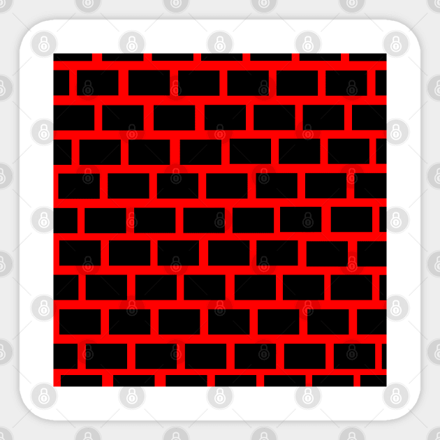 Red wall Sticker by nabilhaj